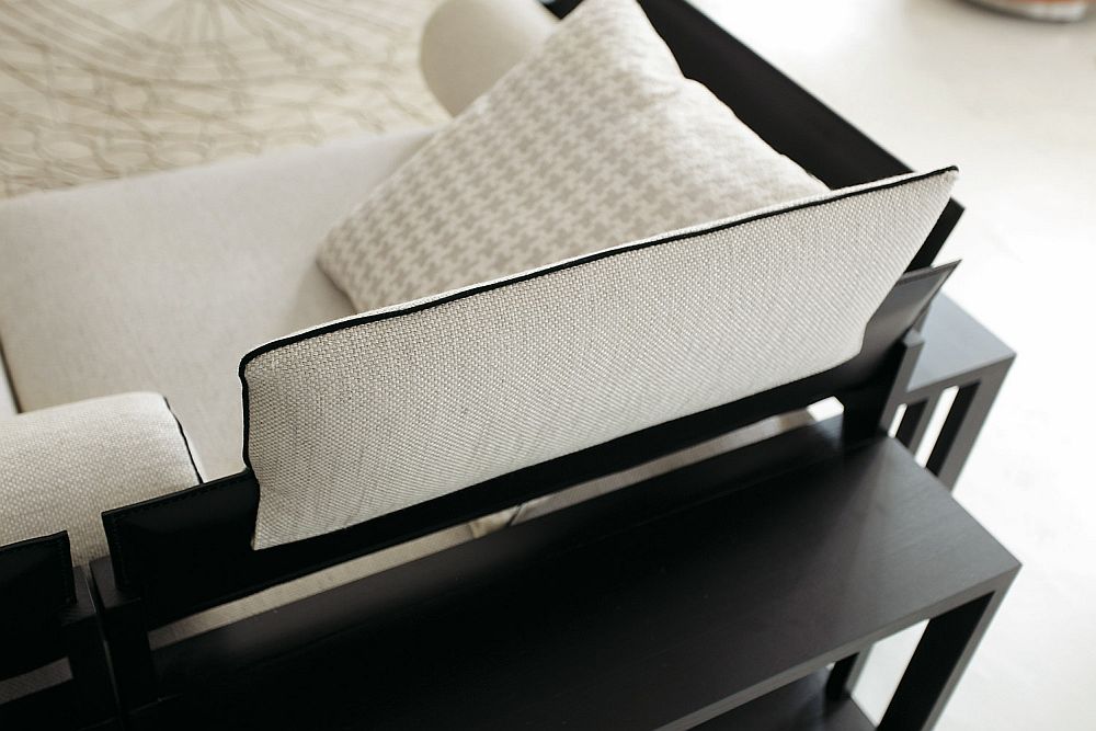 Innovative and timeless design of Bolero sofa with additional shelves