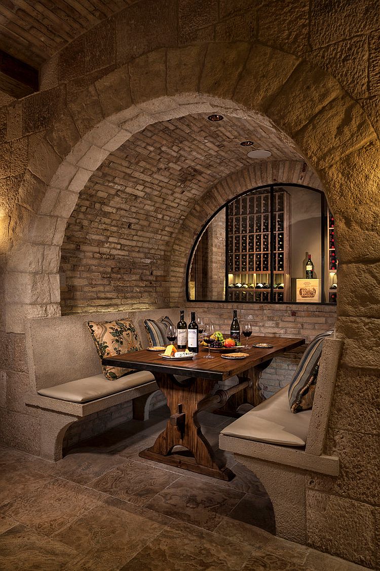 Mediterranean style tasting rooms are a hot trend [Design: Riviera Bronze]