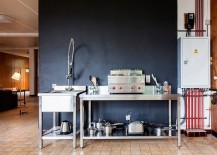 Metal-kitchen-sink-and-workstation-with-an-unassuming-industrial-style-217x155