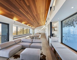 Contemporary Weekend Ski Chalet Designed for Fun Family Time