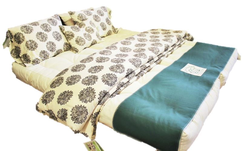 Organic sateen duvet cover from White Lotus Home