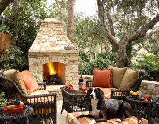 Sizzling Style: How to Decorate a Stylish Outdoor Hangout with a Fireplace