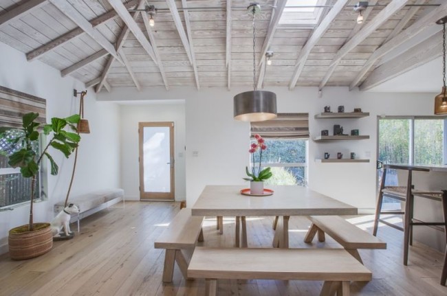 Embrace the Relaxed Style of Indoor Picnic Tables | Decoist