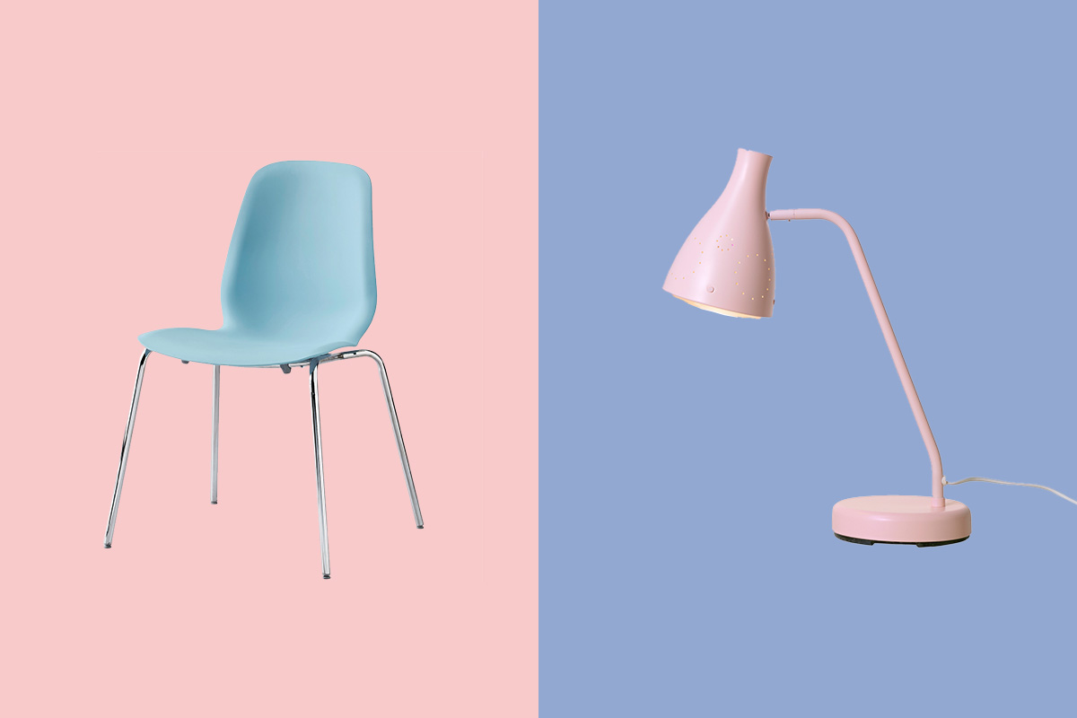 Rose quartz and serenity finds from IKEA