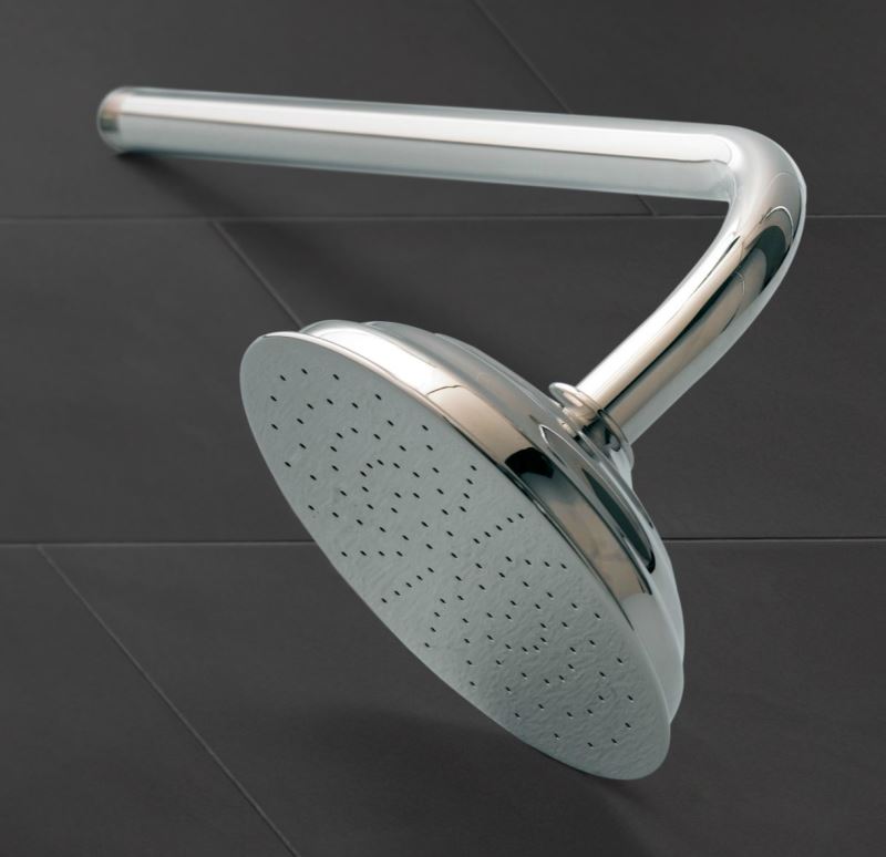 Sleek shower head from RH Modern