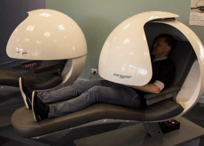 Nap Pods In The Office Our Favorite New Workplace Trend   Sleeping Pods At Edith Cowan University 650x467 