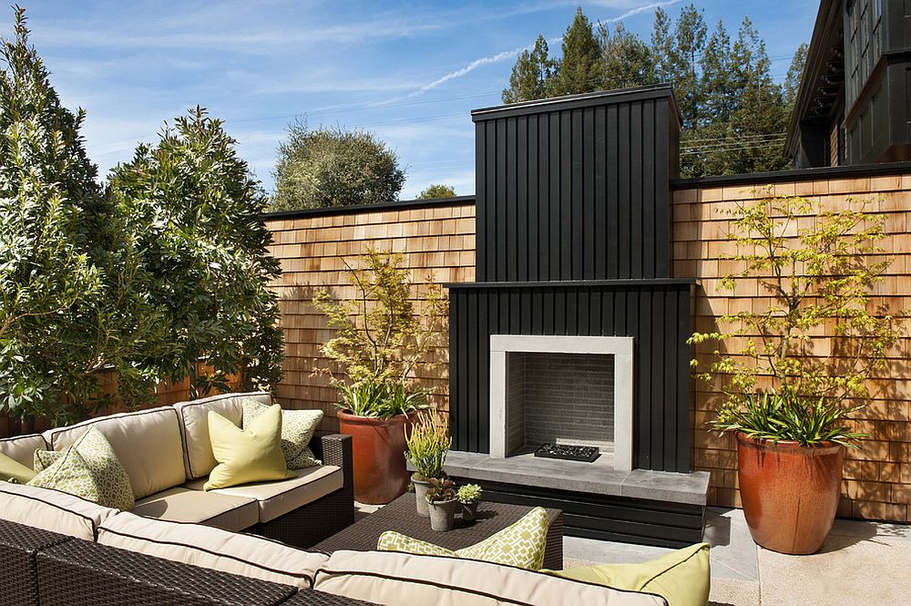 Small, urban patio with contemporary style [From: Bernard Andre Photography]