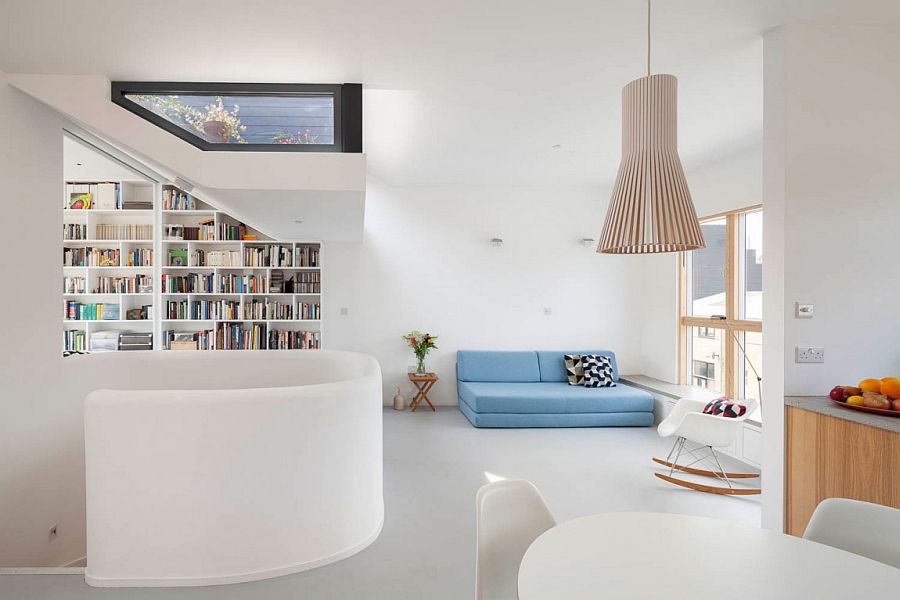 Smart interior of London home with Scandinavian simplicity