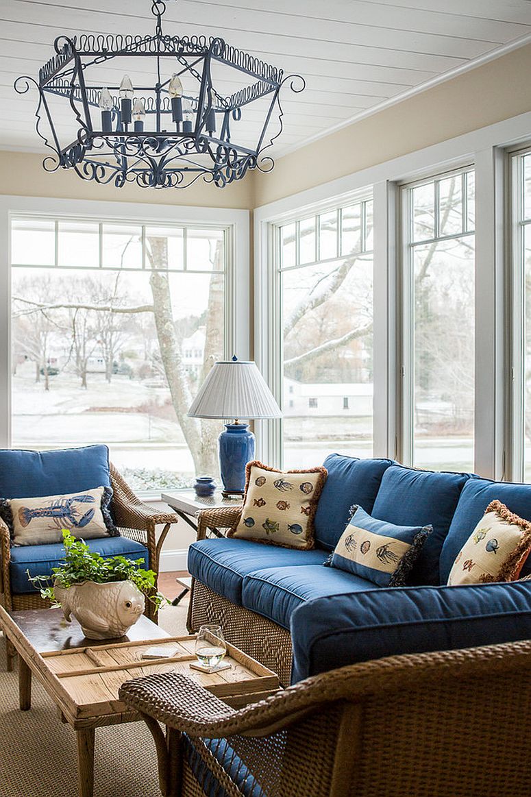 Smart sunroom allows you to enjoy the outdoors throughout the year [Design: Hurlbutt Designs]