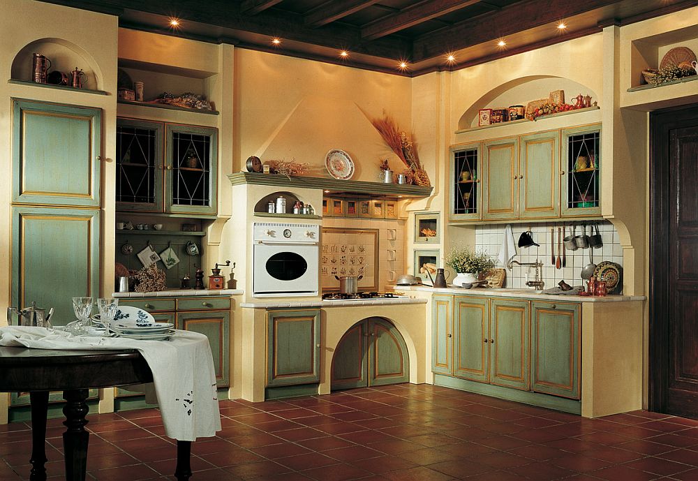 Spacious and inviting country style kitchen from Marchi