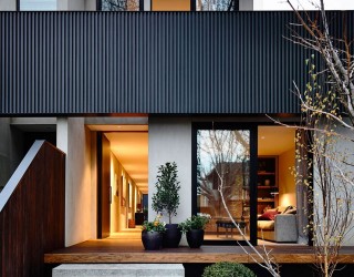 Elwood Townhouse: Refined Modern Home and Yoga Studio Rolled into One