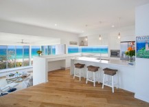 Step wise placement of spaces allows one to take in the best views from every room 217x155 Visual Treat: 20 Captivating Kitchens with an Ocean View