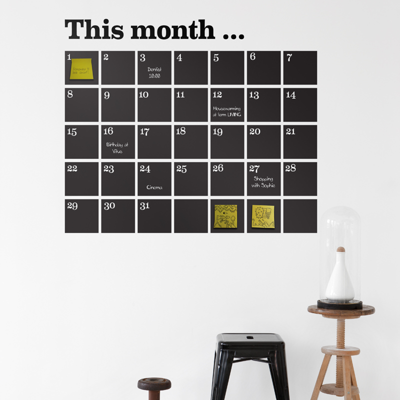 Sticker calendar from ferm LIVING