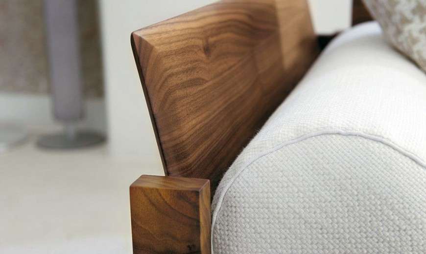 Trendy contemporary sofa showcases the very best of fine Italian craftsmanship