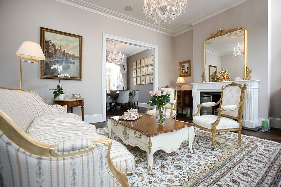 vintage victorian decorating living room