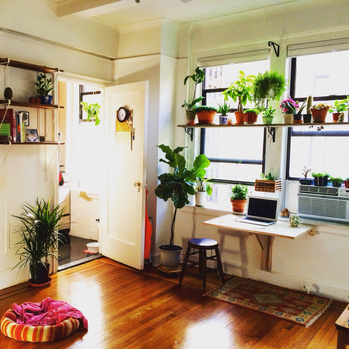 Wall-mounted desk from Good Mood Wood