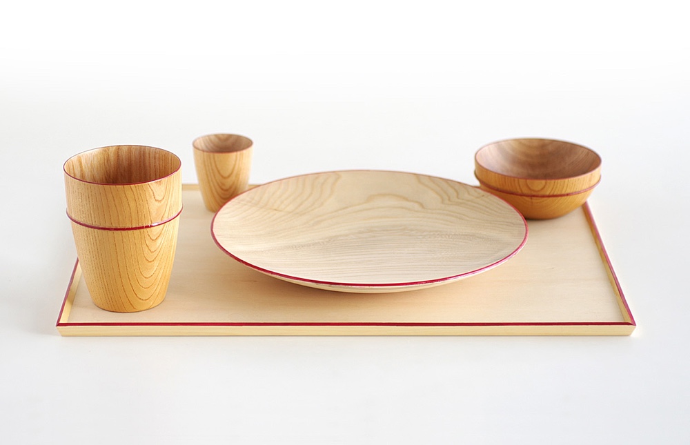 Wooden Tableware for Isuke