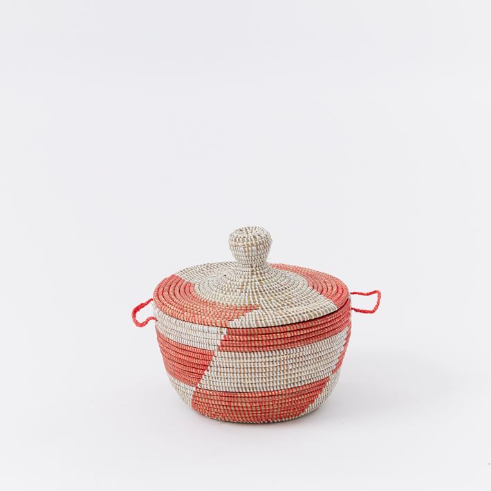 Woven basket from West Elm