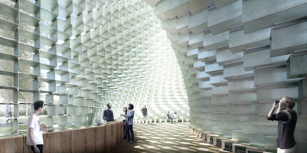 BIG Serpentine Gallery Pavilion interior