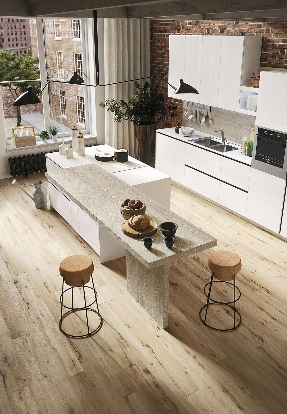 Beautiful, minimal kitchen offers design freedom