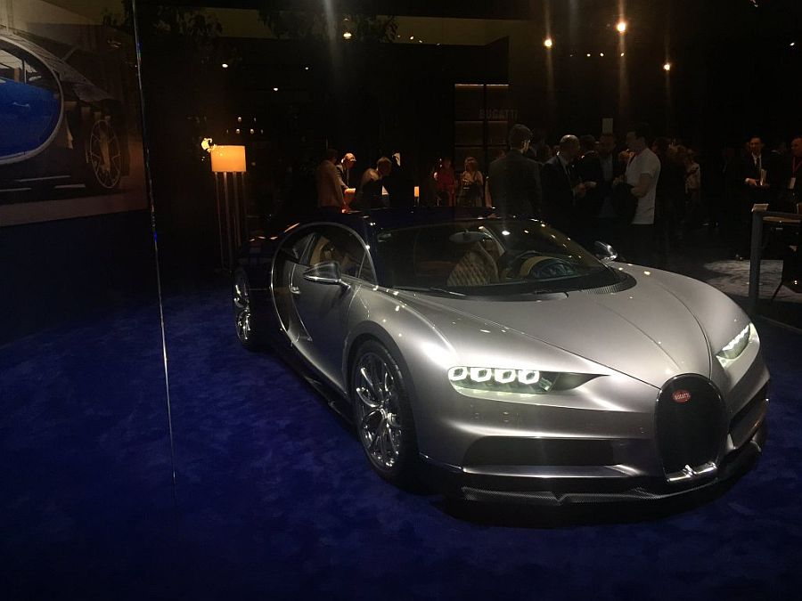 Bugatti Super car at Slaone del Mobile 2016