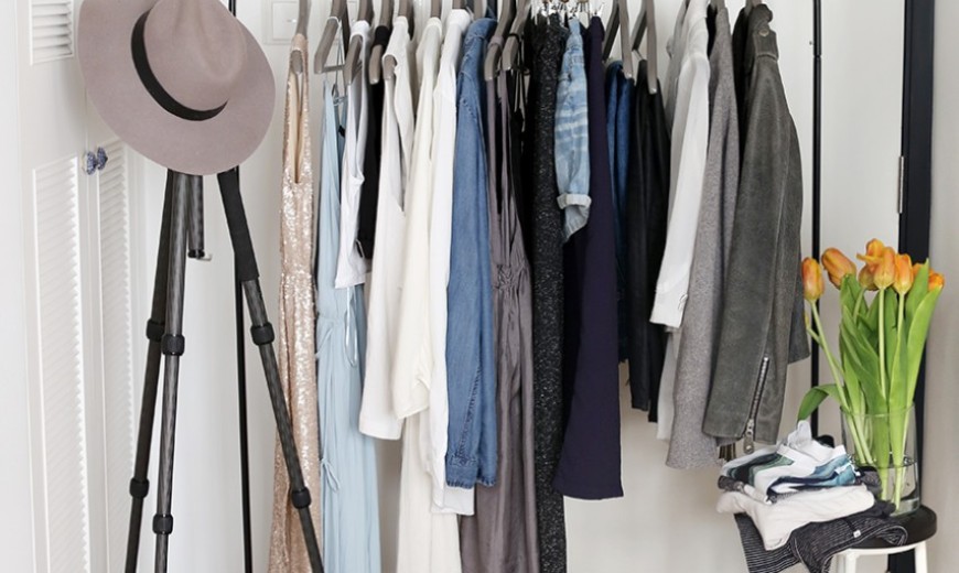 How to Display Your Capsule Wardrobe