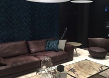 Dark-leather-sofas-coupled-with-beautiful-coffee-tables-and-drum-pendants-217x155