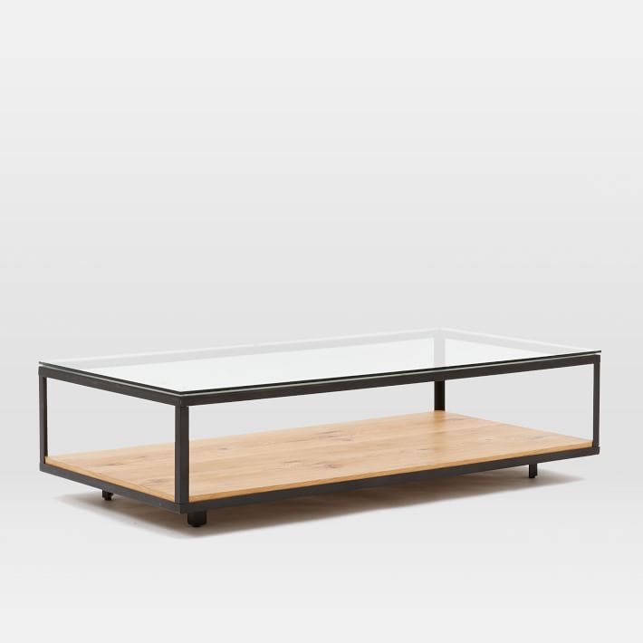 Display coffee table from West Elm