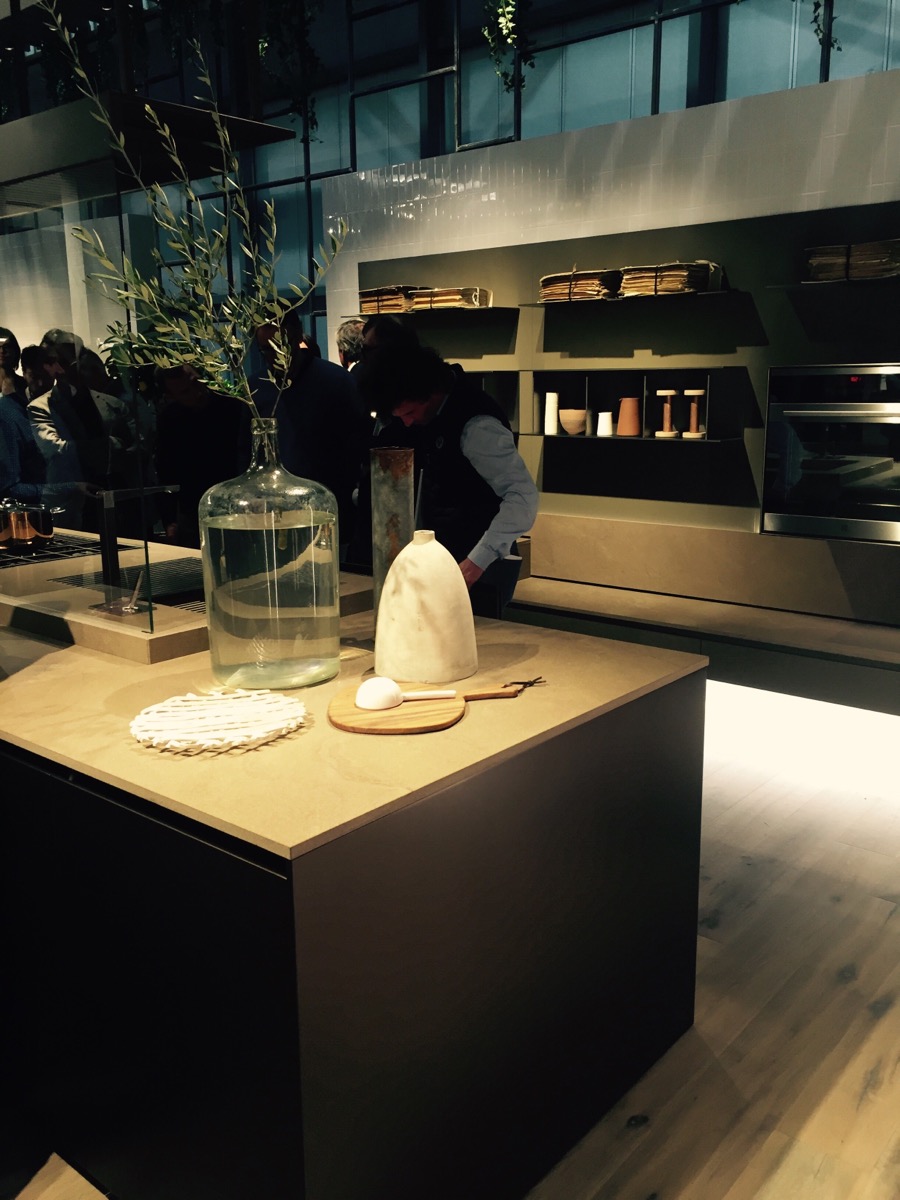 Ernestomeda kitchen designs showcased at EuroCucina 2016