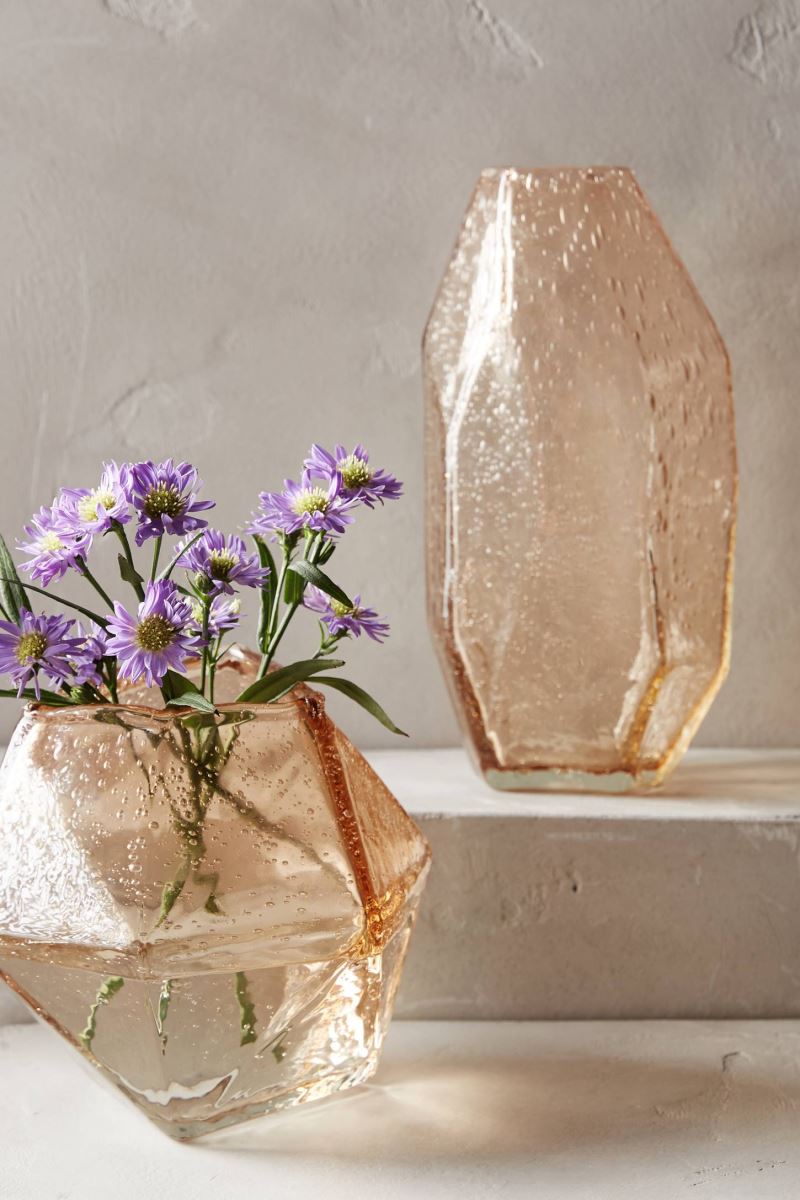 Faceted vases from Anthropologie