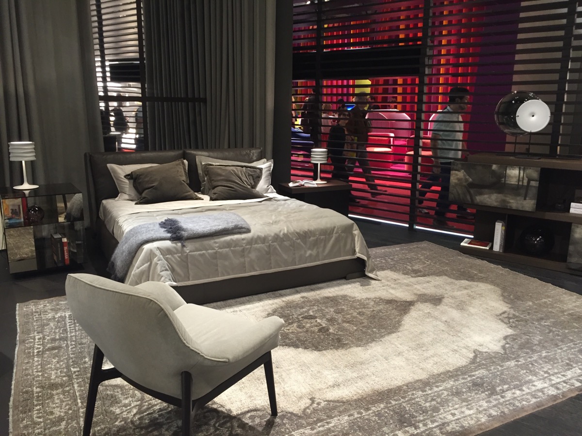 Fenice bed by Bernhardt & Vella Designed - Natuzzi at Salone del Mobile 2016