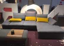 Gray-contemporary-couch-with-yellow-accent-pillows-Koinor-at-iSaloni-2016-217x155