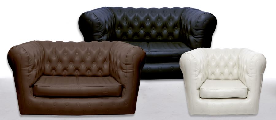 Inflatable chesterfield sofas from Sofair