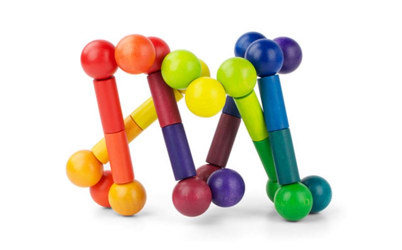 Modern colorful art toy