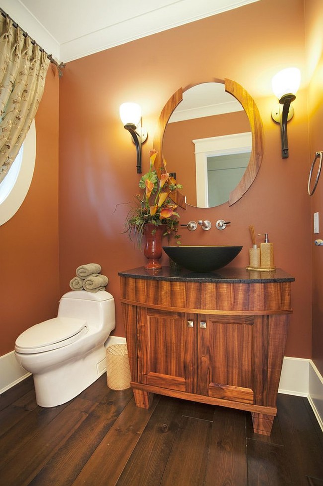 Hot Summer Trend 25 Dashing Powder Rooms with Tropical Flair