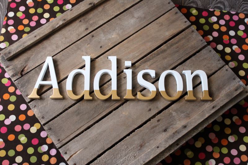 Decorating With Wooden Letters, Wooden Letter Art Ideas