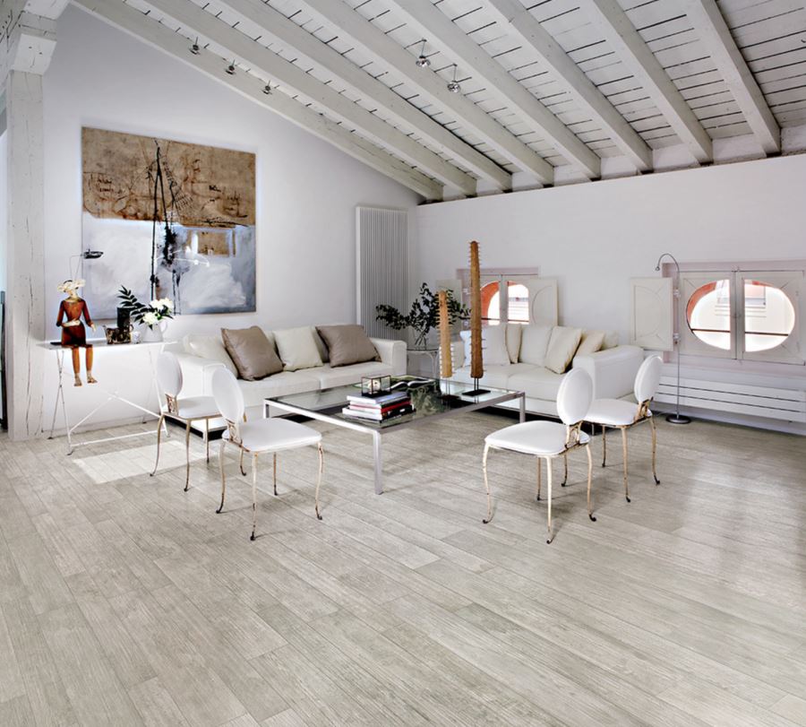 Porcelain tiles that look like wood