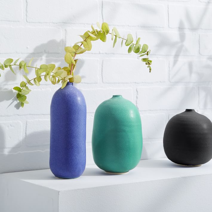 Round vases from West Elm