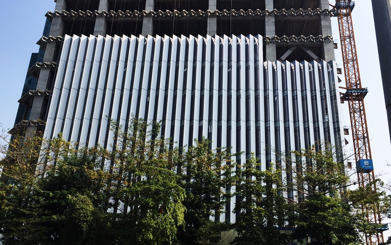 Shenzhen Energy HQ facade progress