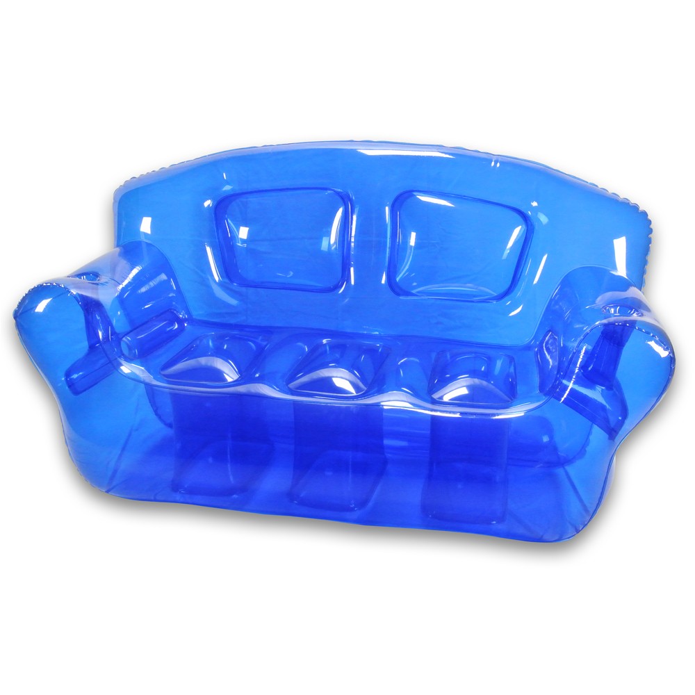 Vibrant inflatable bubble couch