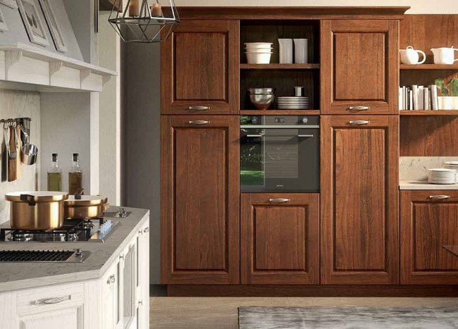 Wooden Cabinets Add Classic Charm To The Contrada Kitchen 650x467 