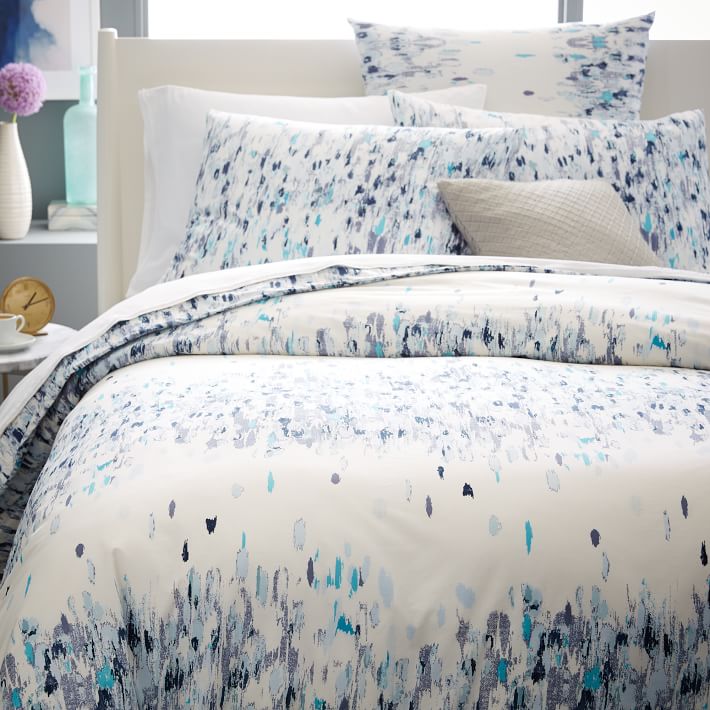 Abstract bedding from West Elm