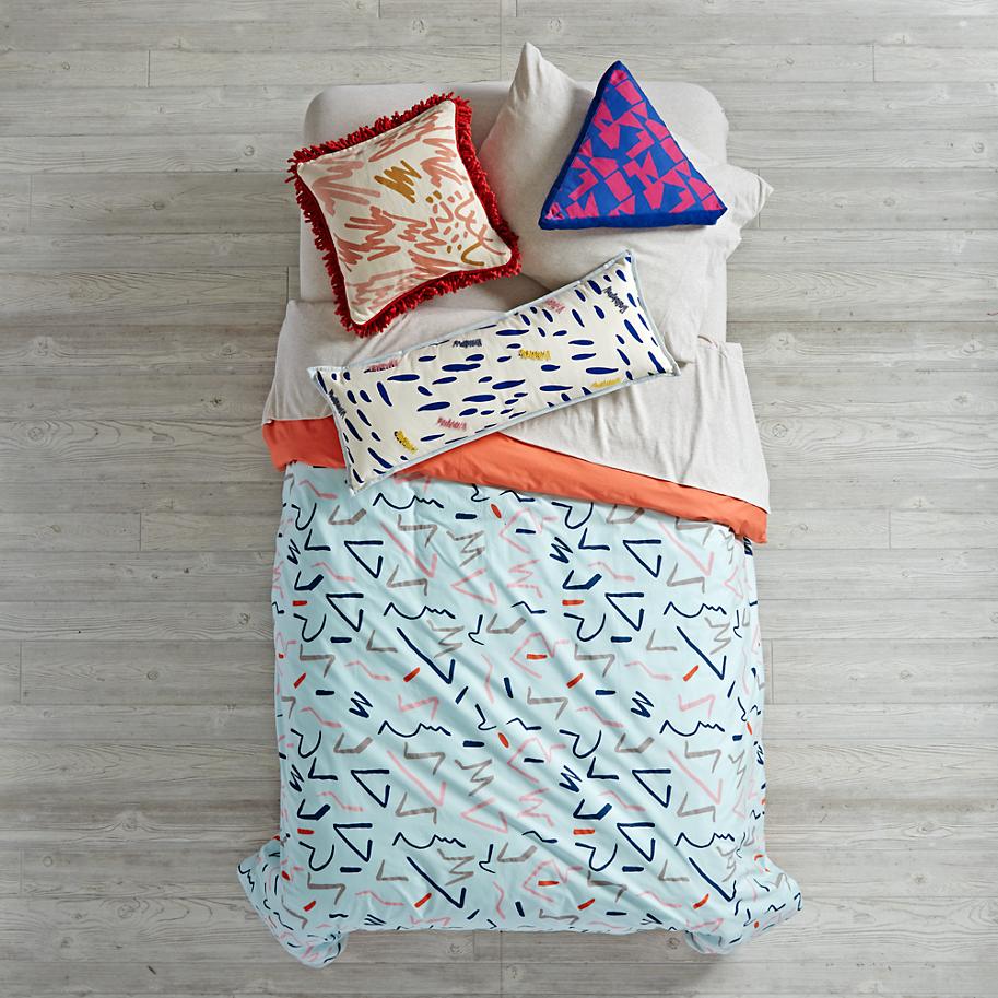 Abstract duvet cover from The Land of Nod