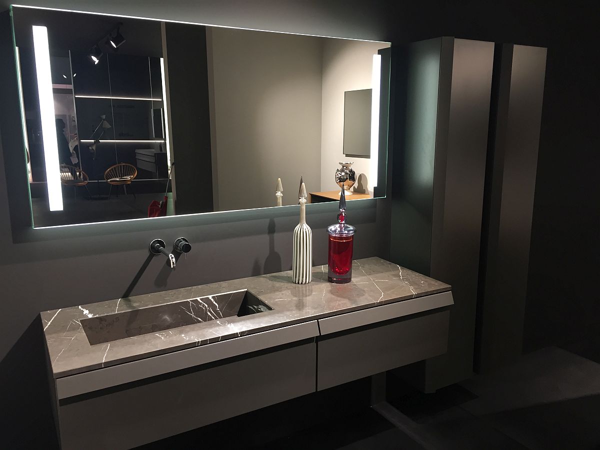 Bathroom design and decor idea for those who love gray