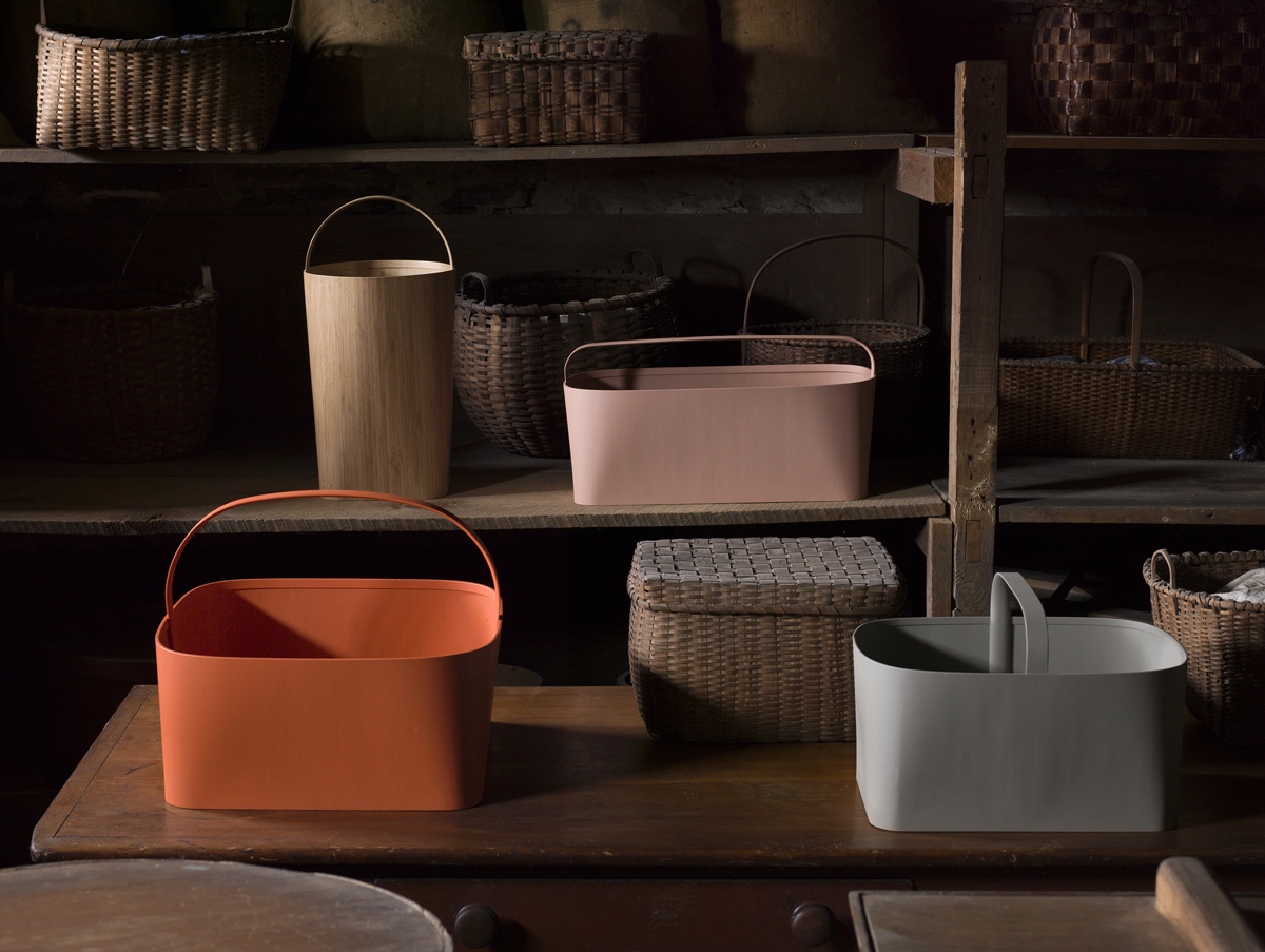 Bentwood baskets by Studio Gorm