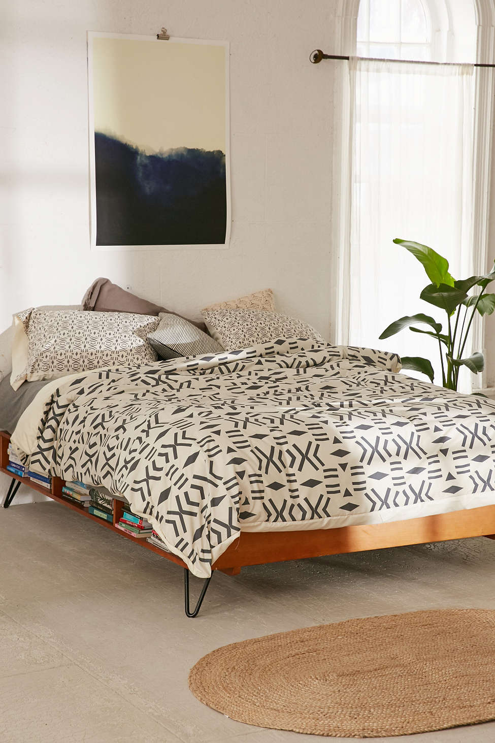 Black and white duvet cover from Urban Outfitters