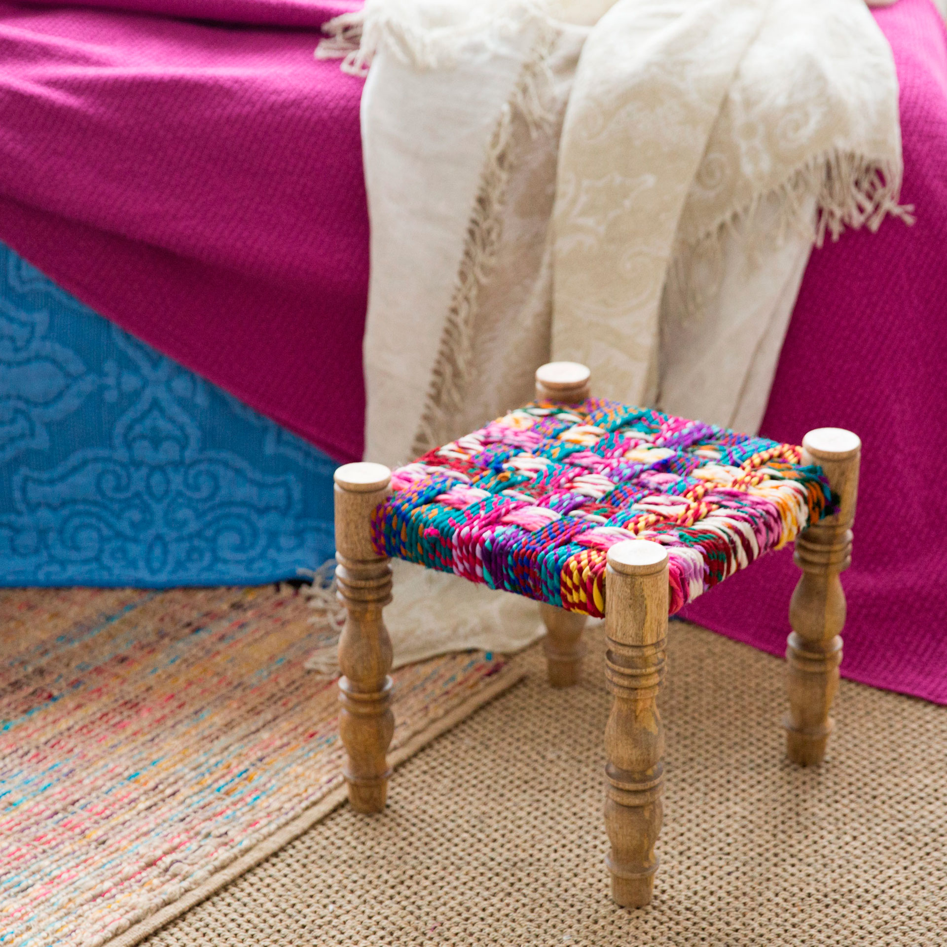 Braided stool from Zara Home