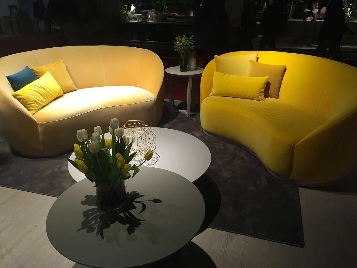 Colorful couch designs from Montbel at Salone del Mobile 2016
