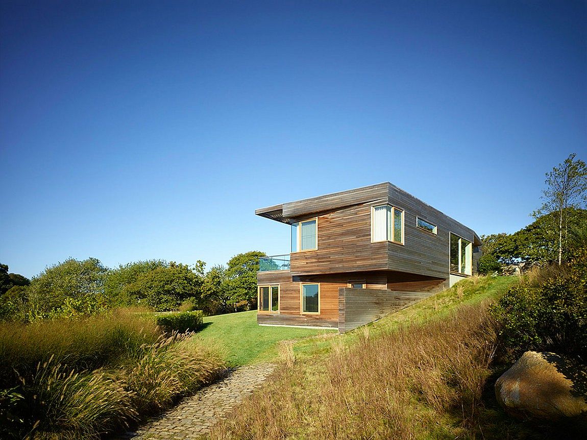 Contemporary farm house nestled on Martha’s Vineyard, Massachusetts