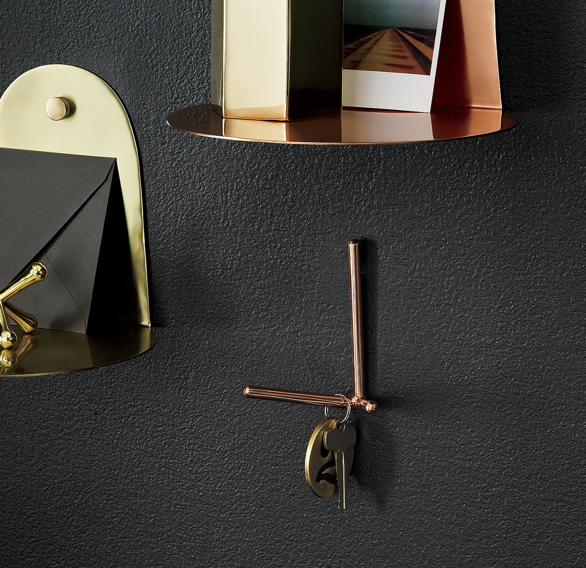 brass wall hooks modern